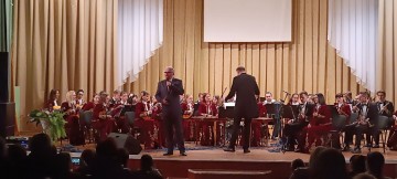 Выступление оркестра народных инструментов в г.Кричеве